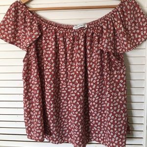 Off the shoulder blouse